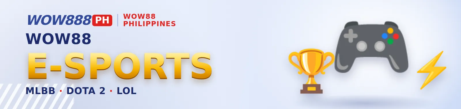 WOW88 e-sports betting guide banner