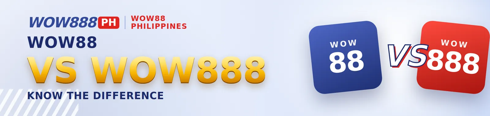 WOW88 vs WOW888: what's the difference? banner